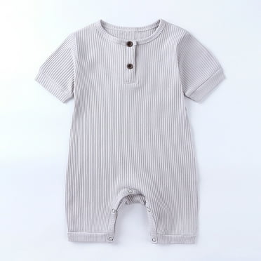 Fengyings Baby Sweatshirt Romper Onesie Newborn Girl Boy Bubble Romper Infant Crewneck Oversized Sweater Bodysuit Clothes Outfits