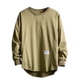 thumbnail image 1 of Fengyings Crewneck Sweatshirts Soild Color Long Sleeve Loose Casual Pullover Shirt, 1 of 5