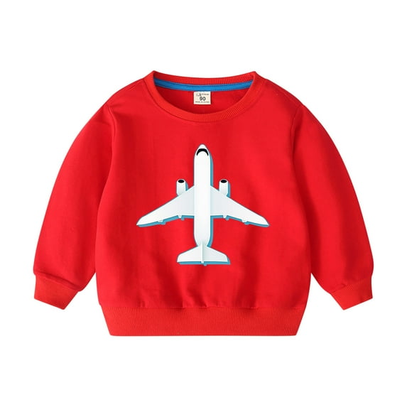 Fengyings Kids Boys Girls Sweatshirt Funny Cute Print Tops Casual Long Sleeve Spring Fall Pullover Top