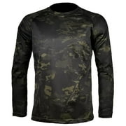 Fengyings Clearance Men's Essential Camo Lightweight Performance Long Sleeve Shirt
