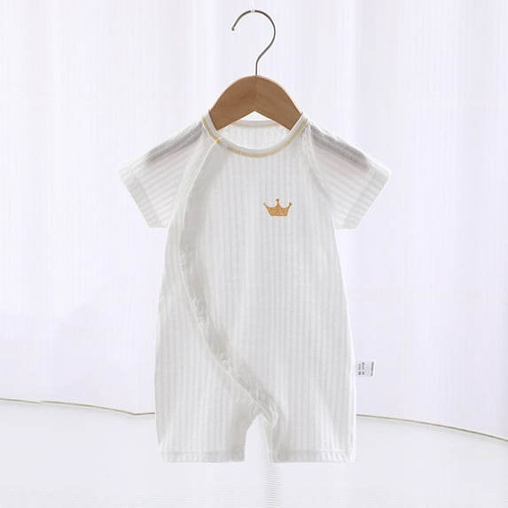 Fengyings Clearance Newborn Baby Boy Girl Summer Romper Printed Cotton Romper Jumpsuit Outfits Clothes