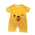 thumbnail image 1 of Fengyings Newborn Girl Boy Clothes Summer Outfits Infant Short Sleeve Romper Jumpsuit Bodysuit Cute Newborn Clothes, 1 of 3