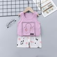 thumbnail image 1 of Fengyings Clearance Toddler Baby Boy Girl Outfits Summer Clothes Set Cotton Sleeveless T-shirt Tops Shirt Short Outfit Set, 1 of 4