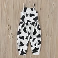 thumbnail image 1 of Fengyings Toddler Girl Jumpsuit One Piece Sleeveless Strap Romper Harem Pant with Pockets Summer Outfit Clothes, 1 of 9