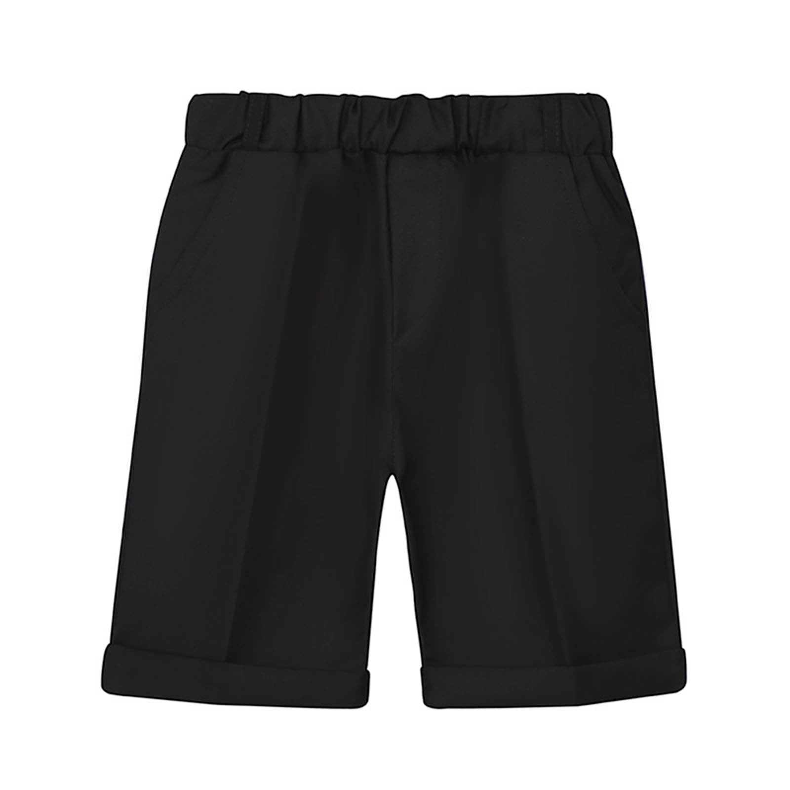 【HI FI FNK】Vacance Banding Shorts HAOTAGS Boys' Pull-on Relaxed Fit School Uniform Shorts