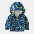 thumbnail image 1 of Fengyings Toddler Girl Boy Spring Fall Windbreaker with Hoods Baby Zipper Hooded Outwear WindproofJacket Lightweight Coat, 1 of 3