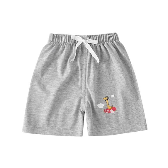 Fengyings Clearance Toddler Girls Boys Athletic Shorts Drawstring Print Solid Color Summer Shorts Casual Shorts Sports Short