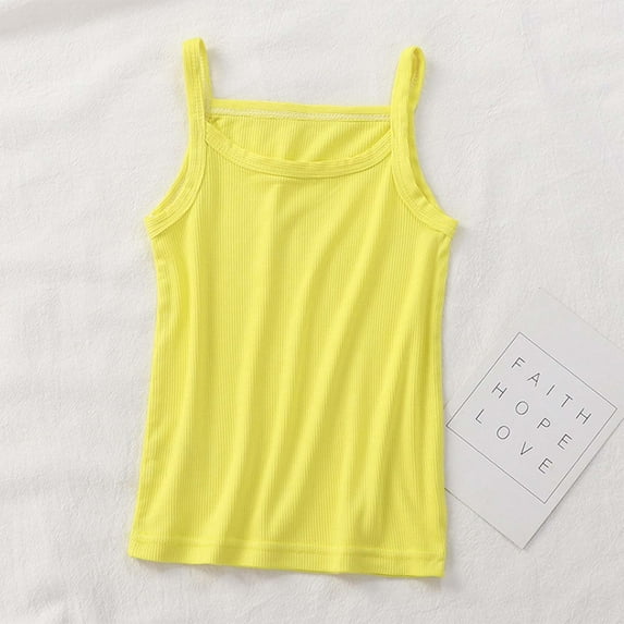 Fengyings Toddler Girls Soft Camisole Undershirts Kids Comfort Breathable Tank Tops