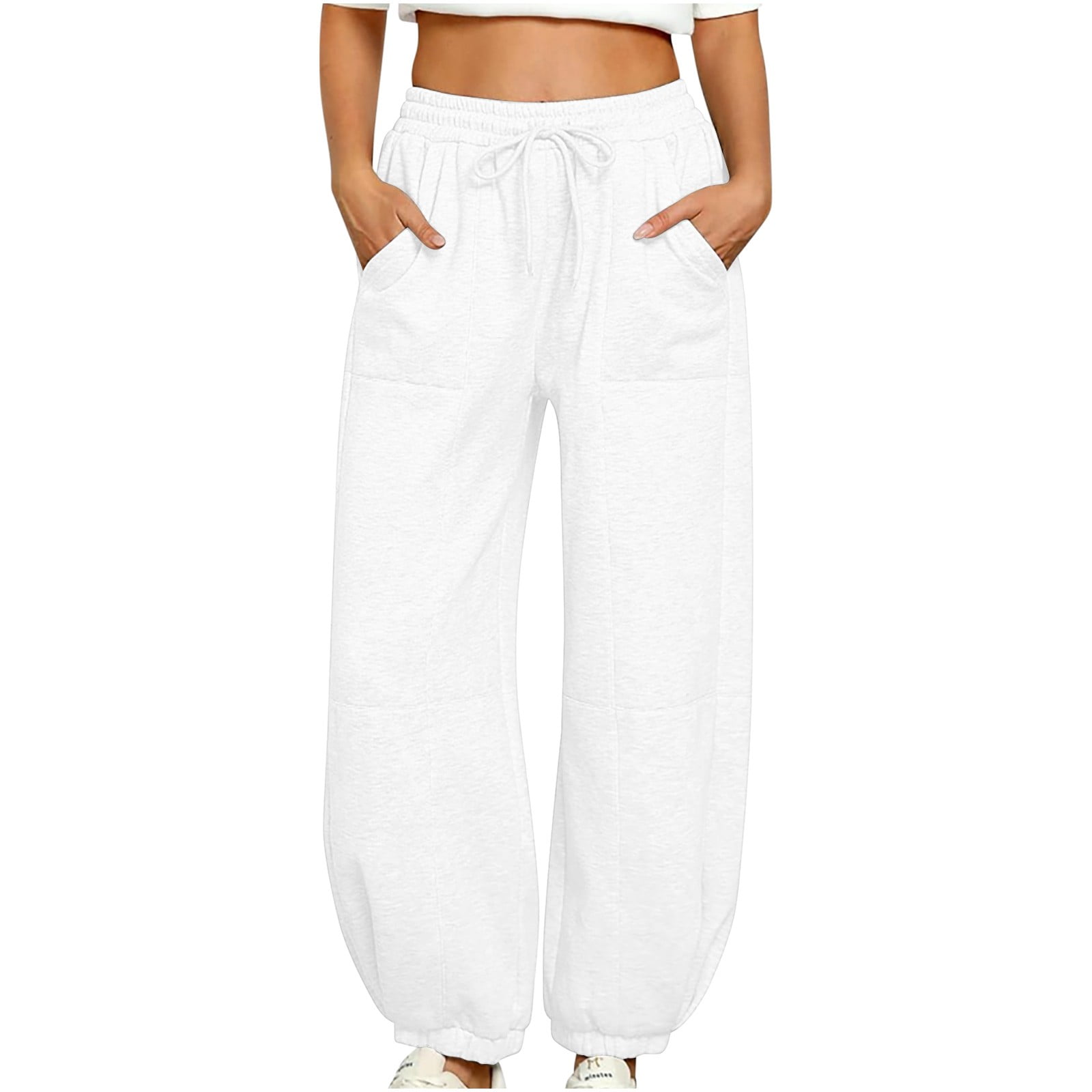 Fengyings Clearance Womens Sweatpants Loose Drawstring Joggers Pants with Pockets Workout Casual Comfy Lounge Pants Walmart