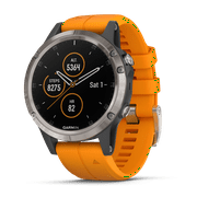 GARMIN Fenix 5 Plus Sapphire, Carbon Gray DLC Titanium with DLC Titanium band