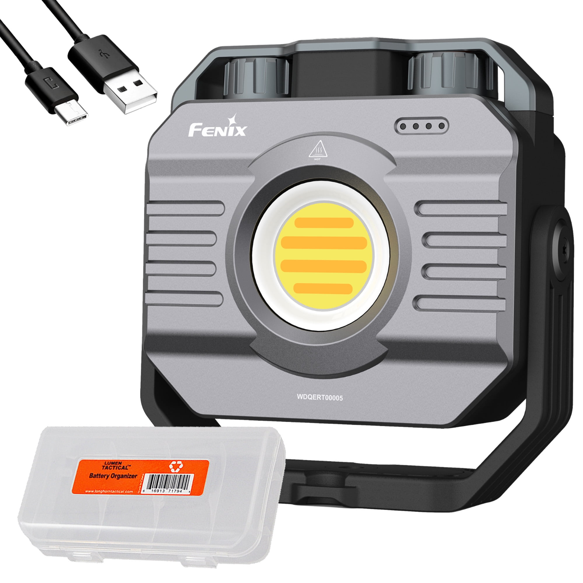 fenix flashlight 2000 lumens TK16 V2.0 Tactical C charging port integrated into the lights neck ENG) Fenix TK35 Ultimate 2000