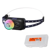 Fenix HL17R 500 Lumen Rechargeable 2-in-1 Magnetic Headlamp and Clip On Flashlight BK + LumenTac Organizer