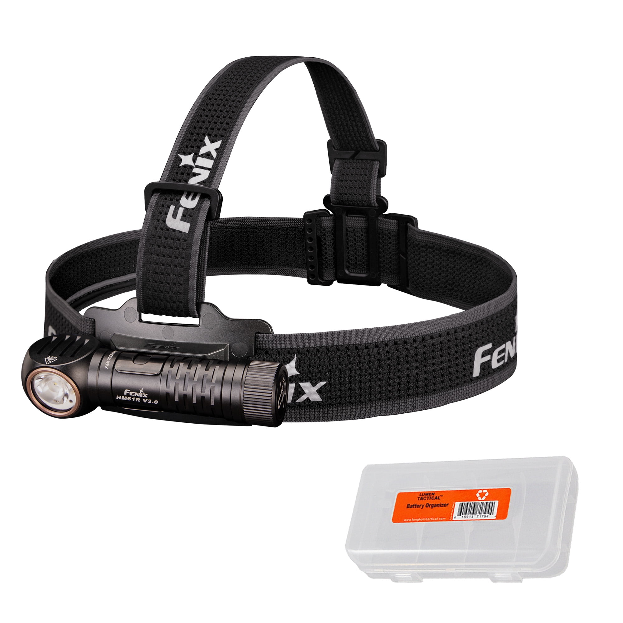 Fenix HM61R V3.0 Rechargeable Work Headlamp + LumenTac Organizer
