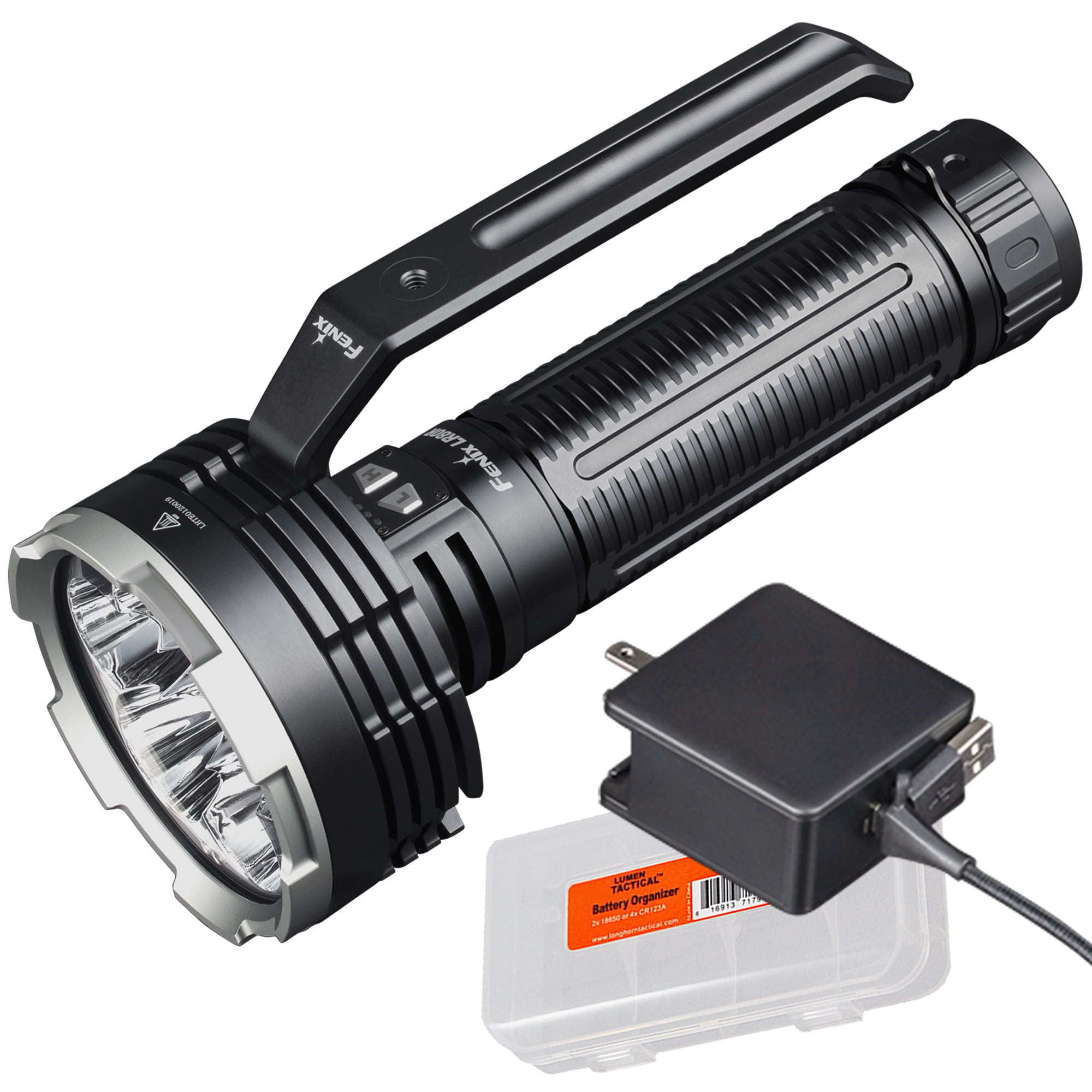 Fenix LR80R lampe torche de recherche 18000 Lumens, ultra puissante,  rechargeable power bank