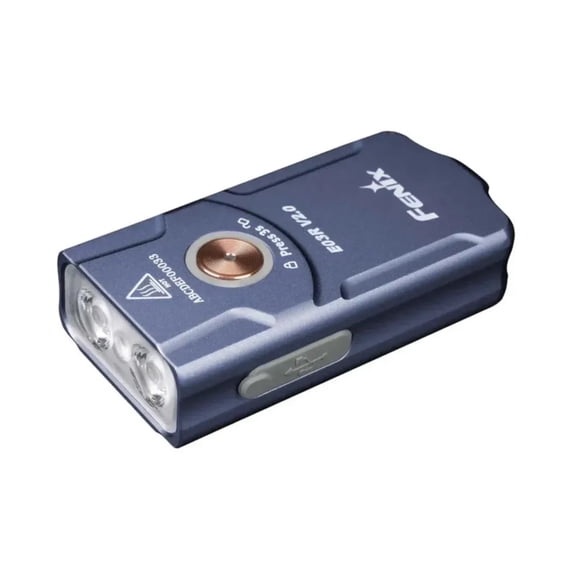 Fenix Lighting E03R V2.0 Lithium Ion 500 Lumens LED Flashlight, Blue