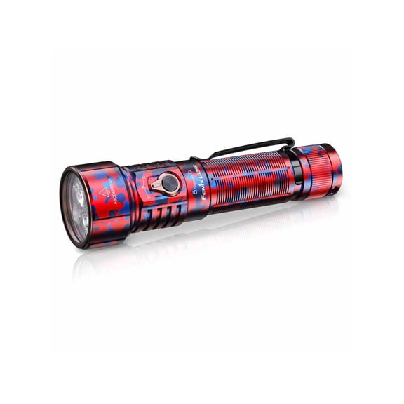 Fenix Lighting LD36R Lithium Ion 3600 Lumens Luminus SFT25R Gen2 LED, RGB LED Flashlight, Flame Camo