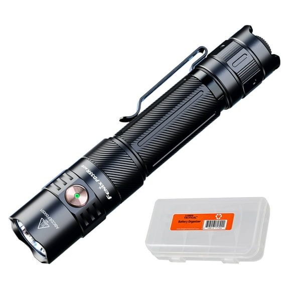 Fenix PD35R ACE 2000 Lumens Multi-Mode Rechargeable Tactical Flashlight + LumenTac Organizer
