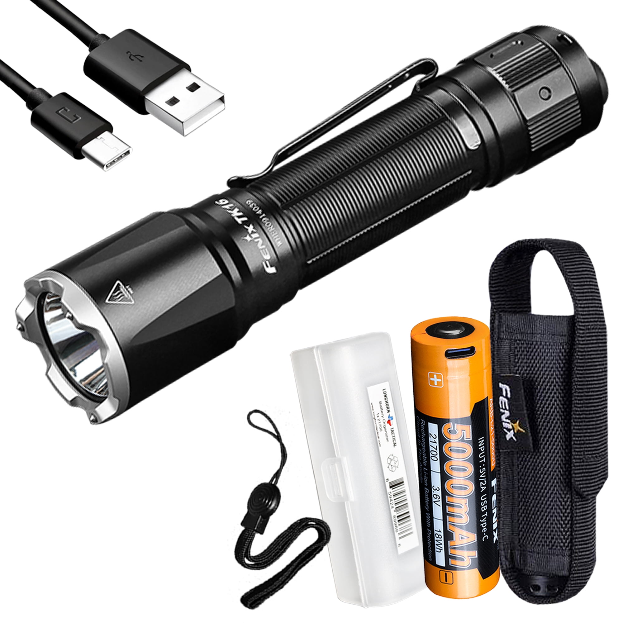 Brite Essentials Robust Rubberized Battery Powered LED Flashlight Multipack  with Two AA and Two D Batteries