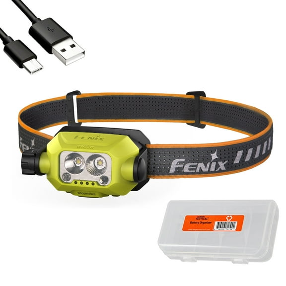 Fenix WH23R 600 Lumen Rechargeable Work Headlamp With LumenTac Cable Organizer
