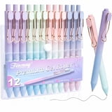 Fine Composing Fenmay Retractable Black Gel Pens 12 Pack, 0.5mm Fine Point Smooth ...
