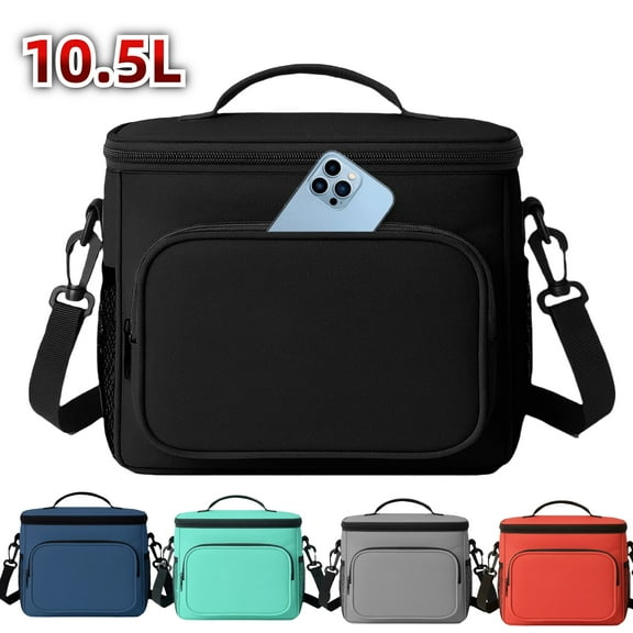 GYEUKHAM Double Layer Cooler Insulated Lunch Bag Adult Lunch Box Large ...