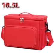 TRANSLINK Insulated Lunch Box Leakproof Cooler Cooling Tote with Adjustable Shoulder Strap for Adult Men Women(10.5L)