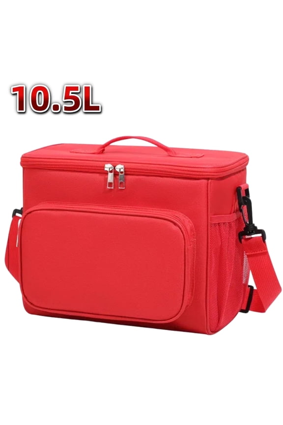 Insulated Lunch Box Leakproof Cooler Cooling Tote with Adjustable Shoulder Strap for Adult Men Women(10.5L)