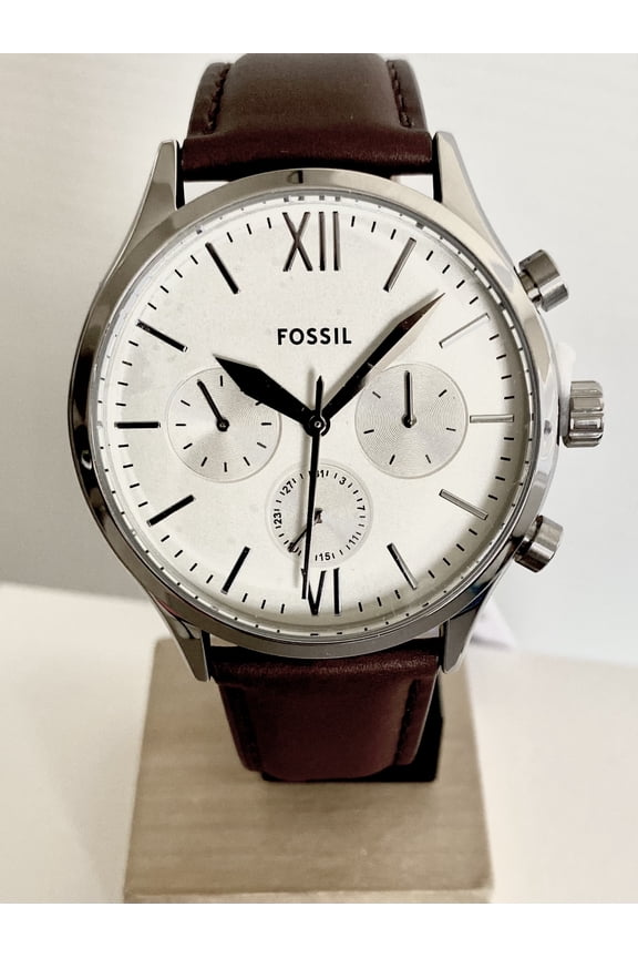 Fenmore Multifunction Brown Leather Watch