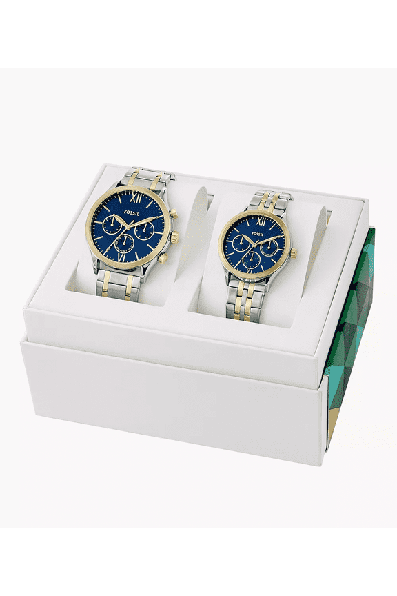 Fenmore Multifunction Two-Tone Stainless Steel Watch Set