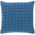 thumbnail image 1 of Fenna FEN-002 22"H x 22"W Square Pillow Cover in Sky Blue and White, 1 of 2