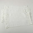 thumbnail image 1 of Fennco Leona Ruffled Stone Washed Traycloth Placemat, Set of 4, 1 of 4