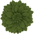 thumbnail image 1 of Fennco Styles 3D Petals Flower Filled Decorative Throw Pillow 16" Round - Kiwi Floral Felt Accent Pillow for Couch, Bedroom, Living Room, Office, Holiday Décor, and Housewarming, Birthday Gift, 1 of 4