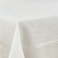thumbnail image 1 of Fennco Styles Abigail Collection Embroidered Braid Pattern Ocean Waves Table Linens (67" x 88" Tablecloth), 1 of 5