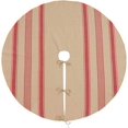 thumbnail image 1 of Fennco Styles Banded Design Decorative Cotton Christmas Tree Skirt 72 Inch Round - Red Striped Holiday Tree Skirt for Home, Christmas Tree, Indoor Outdoor Decoration and Special Events, 1 of 3