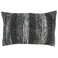 thumbnail image 1 of Fennco Styles Black Striped Design Pure Cotton Decorative Throw Pillow, 1 of 5