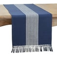 thumbnail image 1 of Fennco Styles Block Print Cotton Placemats 14" W X 20" L, Set of 4 - Navy Blue Table Mats for Everyday Use, Dining Table Décor, Banquets, Family Gatherings, and Special Events, 1 of 3
