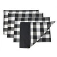 thumbnail image 1 of Fennco Styles Buffalo Check Double Layers Reversible Placemats 14" W x 20" L, Set of 4 - Handmade in USA, 1 of 10