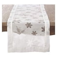 thumbnail image 1 of Fennco Styles Burnout Snowflake Holiday Table Runner, 16"x108", 1 of 3