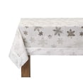 thumbnail image 1 of Fennco Styles Burnout Snowflake Holiday Tablecloth 70"x120", 1 of 2