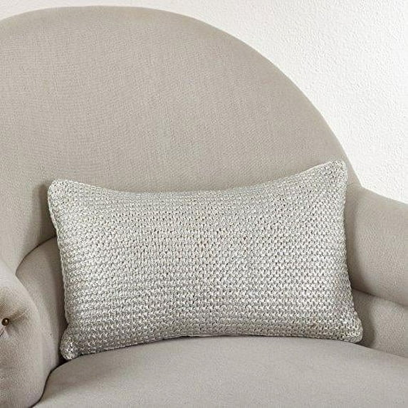 Fennco Styles Cassandra Collection Knitted Design Pillow - 3 Colors - 2 Sizes