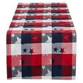 thumbnail image 1 of Fennco Styles Checkered Stardom Collection Traditional Plaid Table Linens, 1 of 7