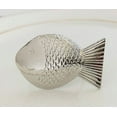 thumbnail image 1 of Fennco Styles Chic Fish Metal Napkin Rings, Set of 4, 1 of 7