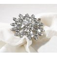 thumbnail image 1 of Fennco Styles Christmas Holiday Snowfalke Design Napkin Rings - 4 Styles (Style 3), 1 of 1