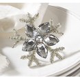 thumbnail image 1 of Fennco Styles Christmas Holiday Snowfalke Design Napkin Rings - 4 Styles (Style 4), 1 of 1