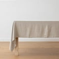 thumbnail image 1 of Fennco Styles Classic Everyday Design Solid Color Tablecloth 56" W X 72" L - Natural Rectangular Table Cover for Home Décor, Dining Table, Banquet, Family Gatherings, and Special Occasions, 1 of 3