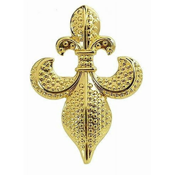 Fennco Styles Classic Fleur De Lis Metal Napkin Rings, Set of 4