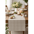 thumbnail image 1 of Fennco Styles Classic Gingham Check Pattern Table Cover for Everyday Use, Country Theme Party, Banquets and Home DÃ©cor, 1 of 4