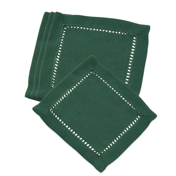 Fennco Styles Classic Hemstitch Border Tablecloth Linen Collection