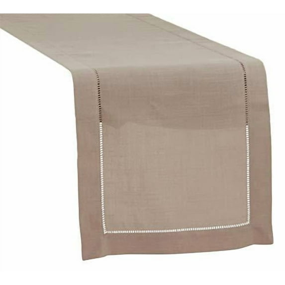 Fennco Styles Classic Hemstitch Design Table Linen Collection for Home Décor, Dining Table, Banquets, Holidays