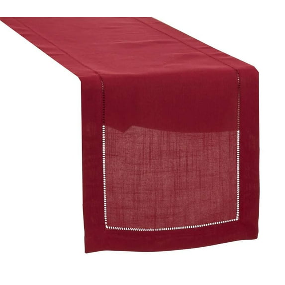Fennco Styles Classic Hemstitch Design Table Linen Collection